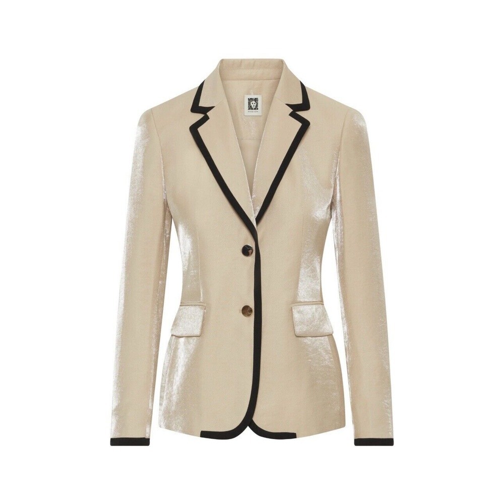 Anne Klein 2‎ Button Notch Collar Jacket Blazer New With Tags Women's Size 0